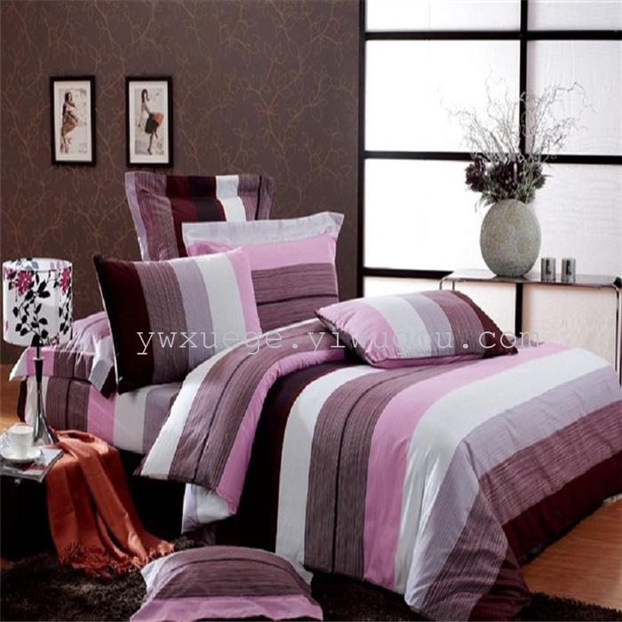 Snow pigeon home textile bedding set of four European classical series of Mocha Coffee cotton four set manufacturers selling price Snow pigeon home textile bedding set of four European classical series of Mocha Coffee cotton four set manufacturers selling price