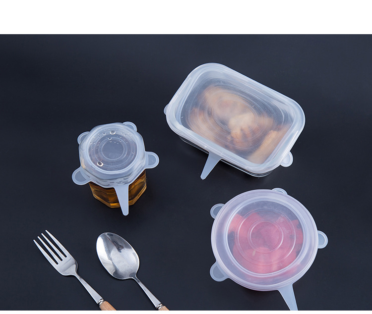 Silicone 6-Piece Set Fresh Cover Multi-Functional Leak-Proof Plastic Wrap Multi-Functional Silicone Cup for Water Dust Cover Bowl Cover Silicone 6-Piece Set Fresh Cover Multi-Functional Leak-Proof Plastic Wrap Multi-Functional Silicone Cup for Water Dust Cover Bowl Cover