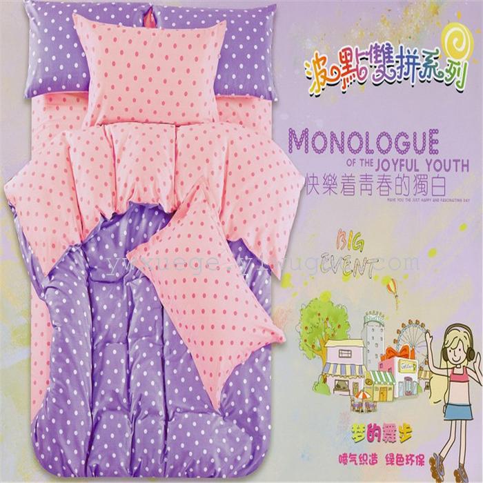 New four set bedding cotton goods wholesale and retail bedding set of four factory outlets---flower rain romance New four set bedding cotton goods wholesale and retail bedding set of four factory outlets---flower rain romance