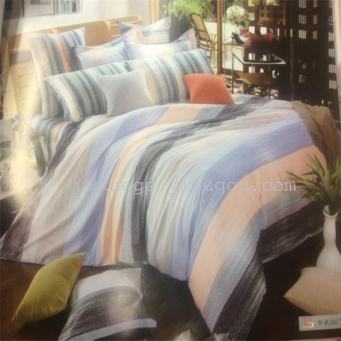 New four set bedding cotton goods wholesale and retail bedding set of four factory outlets---flower rain romance New four set bedding cotton goods wholesale and retail bedding set of four factory outlets---flower rain romance