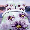 Snow pigeon bedding 3D flower set of four continental four-piece bedding set active printing sheets factory direct-the beautiful Lotus Lotus