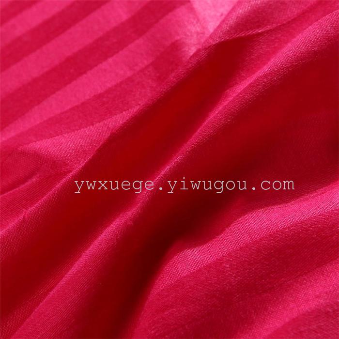 Star hotel Hotel bedding wholesale hotel four set Cotton satin satin bedding set of four 13 colors to choose