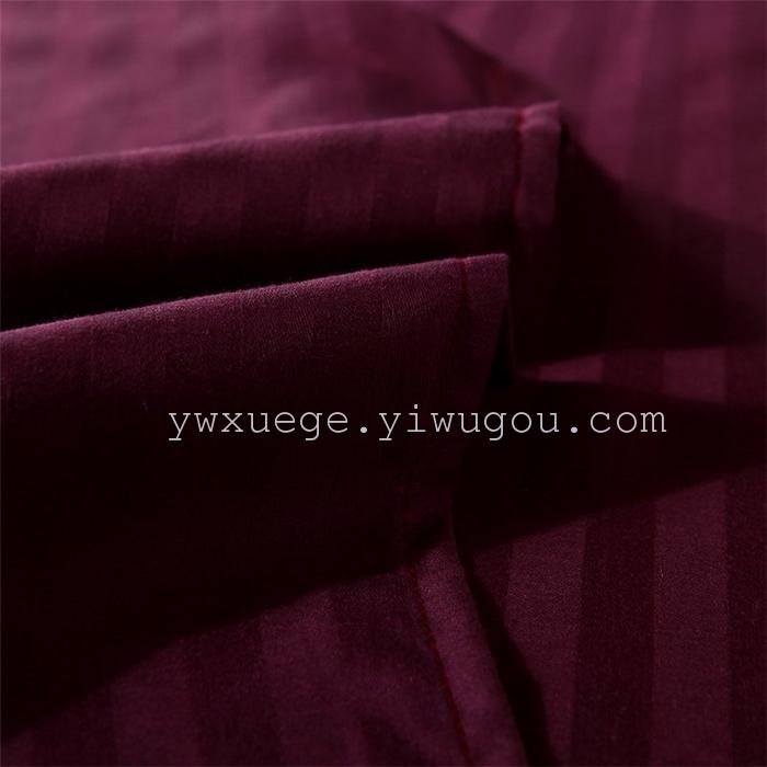 Star hotel Hotel bedding wholesale hotel four set Cotton satin satin bedding set of four 13 colors to choose