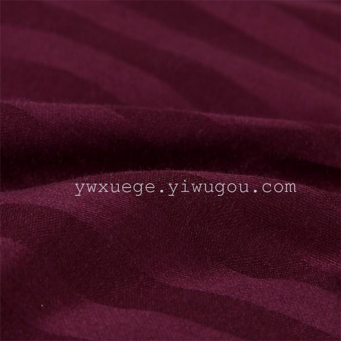 Star hotel Hotel bedding wholesale hotel four set Cotton satin satin bedding set of four 13 colors to choose