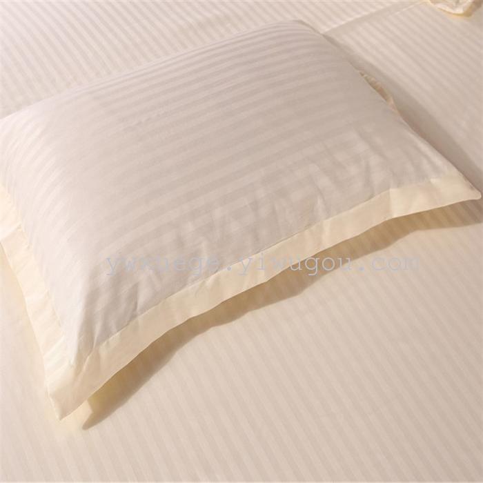 Star hotel Hotel bedding wholesale hotel four set Cotton satin satin bedding set of four 13 colors to choose