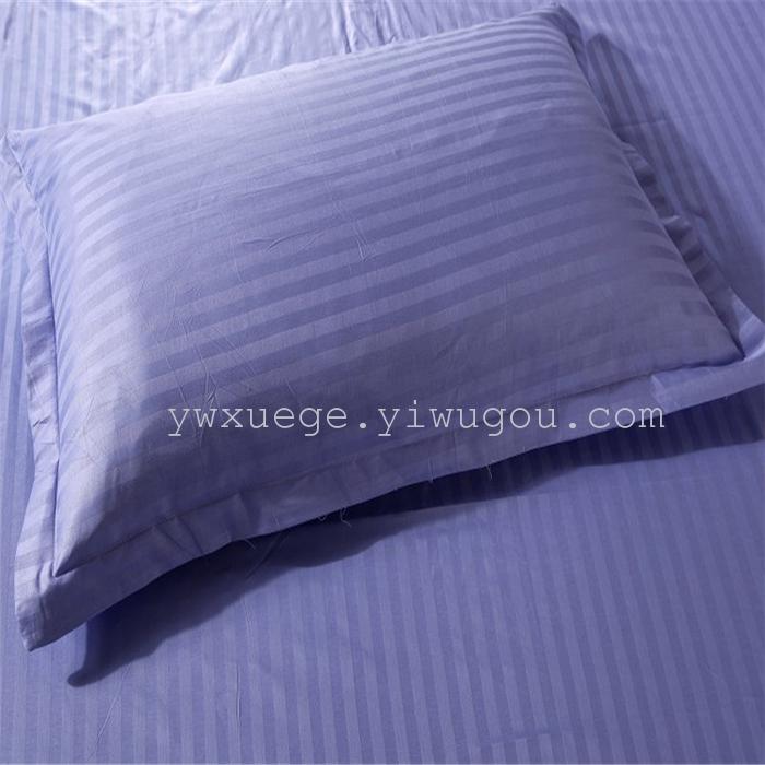 Star hotel Hotel bedding wholesale hotel four set Cotton satin satin bedding set of four 13 colors to choose