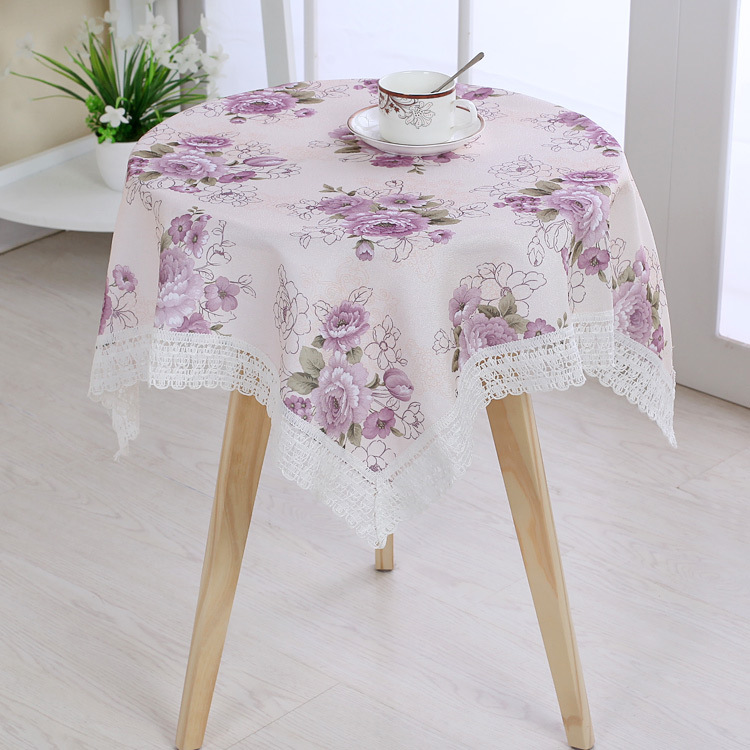 Tablecloth Square Tablecloth Coffee Table Small round Table Tablecloth Fabric Cotton and Linen Small Fresh Book Table Cloth Rectangular