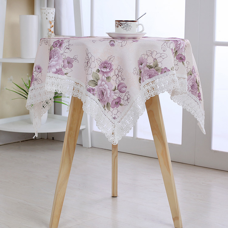 Tablecloth Square Tablecloth Coffee Table Small round Table Tablecloth Fabric Cotton and Linen Small Fresh Book Table Cloth Rectangular