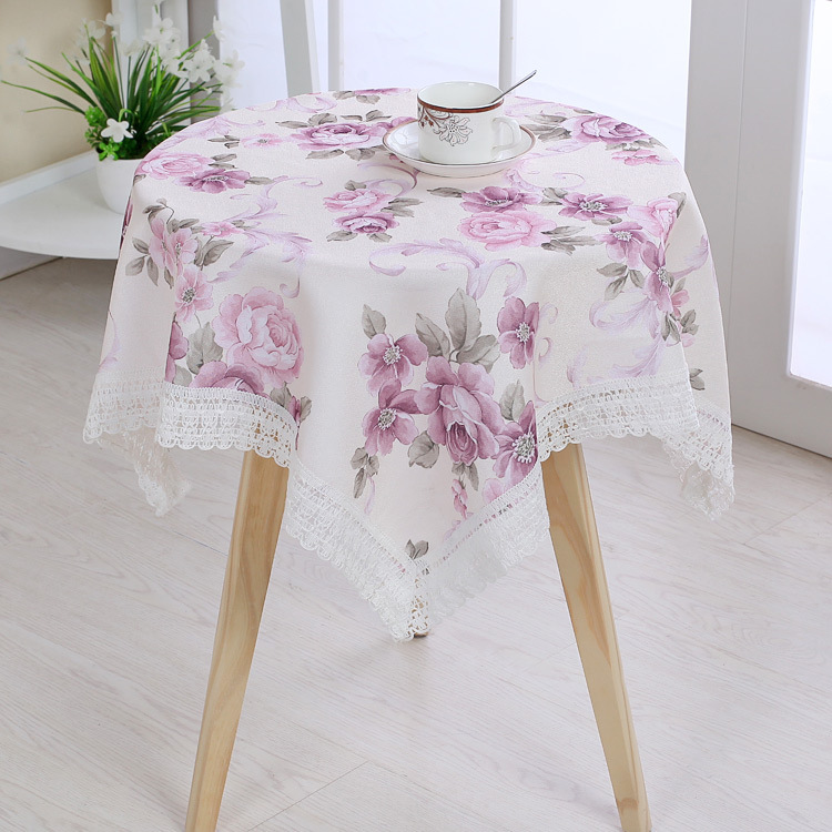 Tablecloth Square Tablecloth Coffee Table Small round Table Tablecloth Fabric Cotton and Linen Small Fresh Book Table Cloth Rectangular