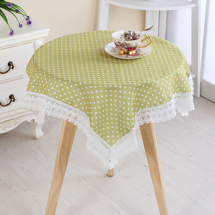 Tablecloth Square Tablecloth Coffee Table Small round Table Tablecloth Fabric Cotton and Linen Small Fresh Book Table Cloth Rectangular