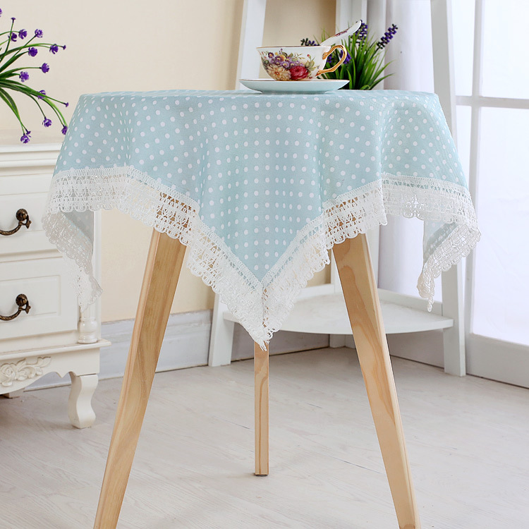 Tablecloth Square Tablecloth Coffee Table Small round Table Tablecloth Fabric Cotton and Linen Small Fresh Book Table Cloth Rectangular