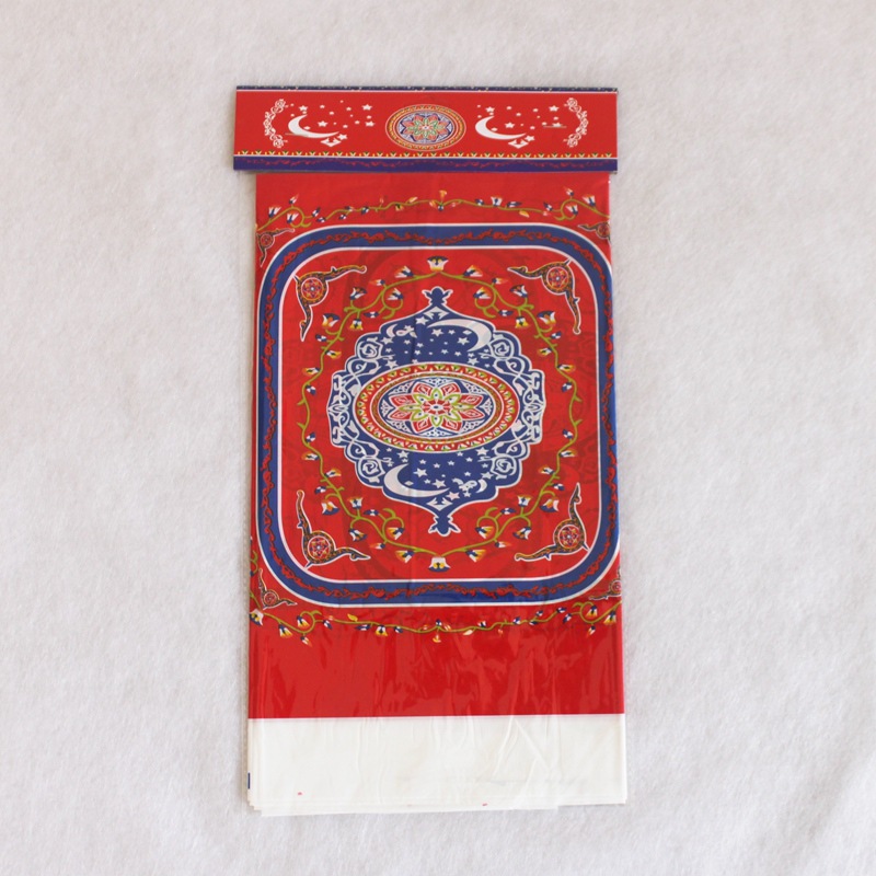 PE plastic eid al-fitr meat and cumin Ramadan tablecloth table cloth tablecloth Muslim layout decoration PE plastic eid al-fitr meat and cumin Ramadan tablecloth table cloth tablecloth Muslim layout decoration