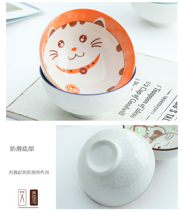 Gift Bowl and Chopsticks Set Fortune Cat Ceramic Bowl Tableware Opening Custom Wedding Sales Gift Box Bowl Set Event Gift Gift Bowl and Chopsticks Set Fortune Cat Ceramic Bowl Tableware Opening Custom Wedding Sales Gift Box Bowl Set Event Gift