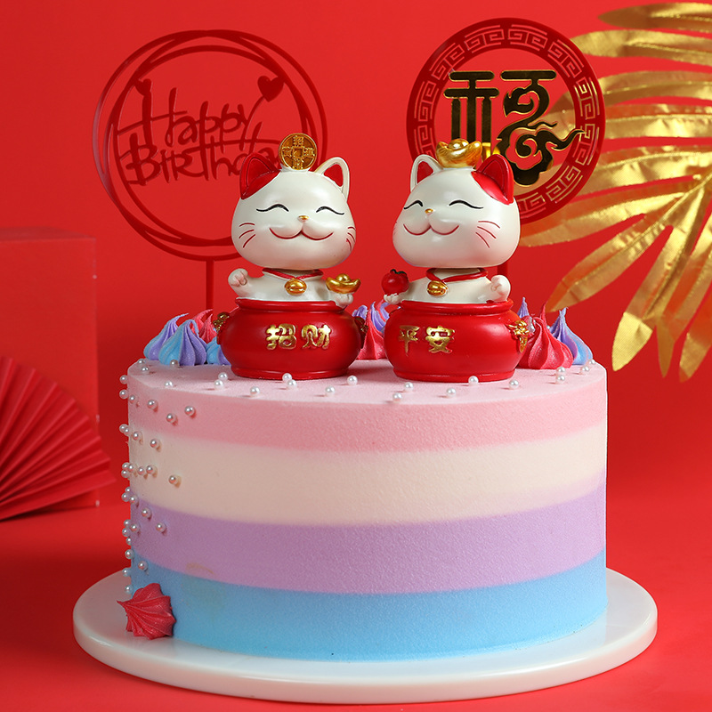 Office Home Decoration New Store Opening Creative Fortune Cat Small Car Center Console Decoration Nordic Blind Box Office Home Decoration New Store Opening Creative Fortune Cat Small Car Center Console Decoration Nordic Blind Box