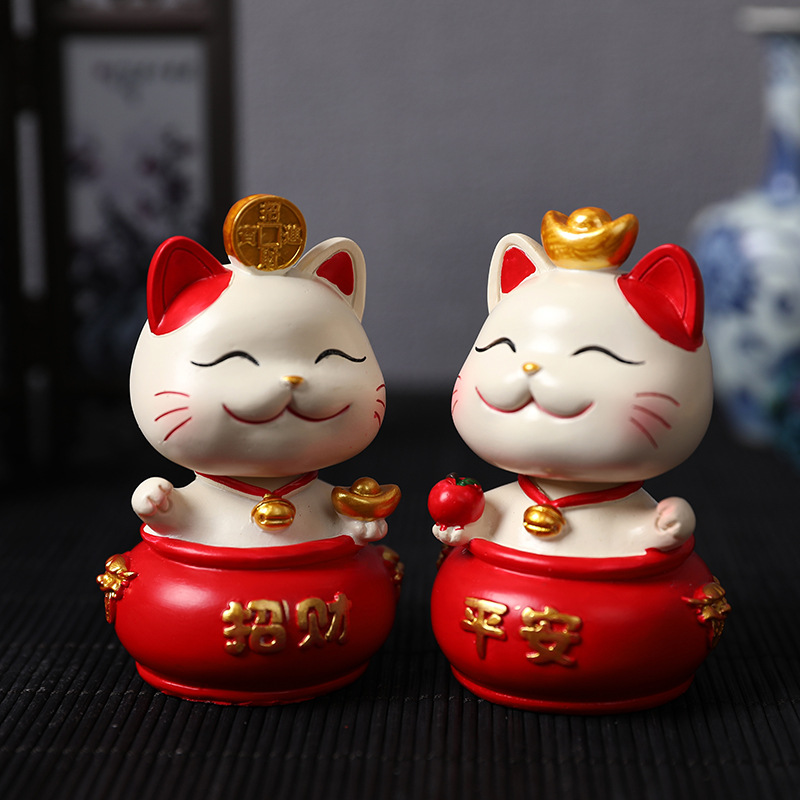 Office Home Decoration New Store Opening Creative Fortune Cat Small Car Center Console Decoration Nordic Blind Box Office Home Decoration New Store Opening Creative Fortune Cat Small Car Center Console Decoration Nordic Blind Box
