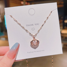 INS Trendy Korean Style Fortune Cat Titanium Steel Necklace Female 2021 TikTok Same Design Sense Valentine Gift Clavicle Chain INS Trendy Korean Style Fortune Cat Titanium Steel Necklace Female 2021 TikTok Same Design Sense Valentine Gift Clavicle Chain