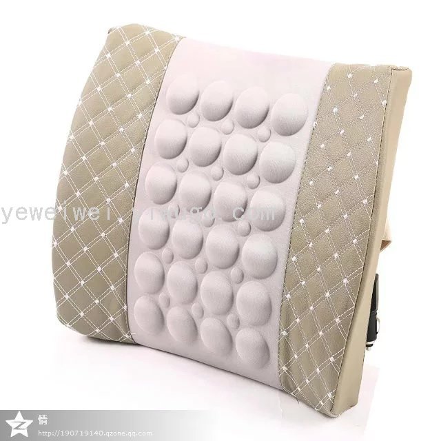 Interior Decoration Supplies Car Massage Lumbar Support Pillow Car Health Care Cushion Red Wine Massage Lumbar Support Pillow Office Cushions Universal