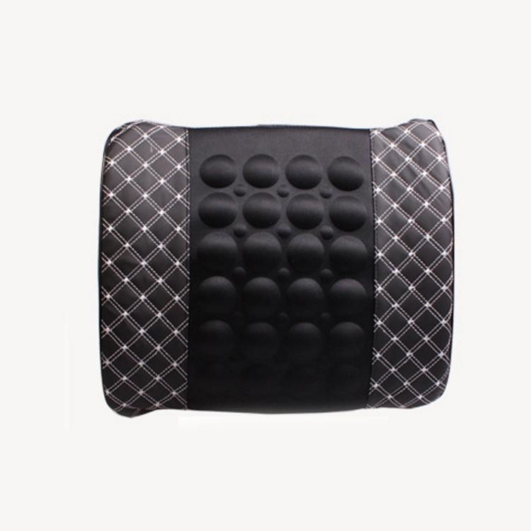 Interior Decoration Supplies Car Massage Lumbar Support Pillow Car Health Care Cushion Red Wine Massage Lumbar Support Pillow Office Cushions Universal