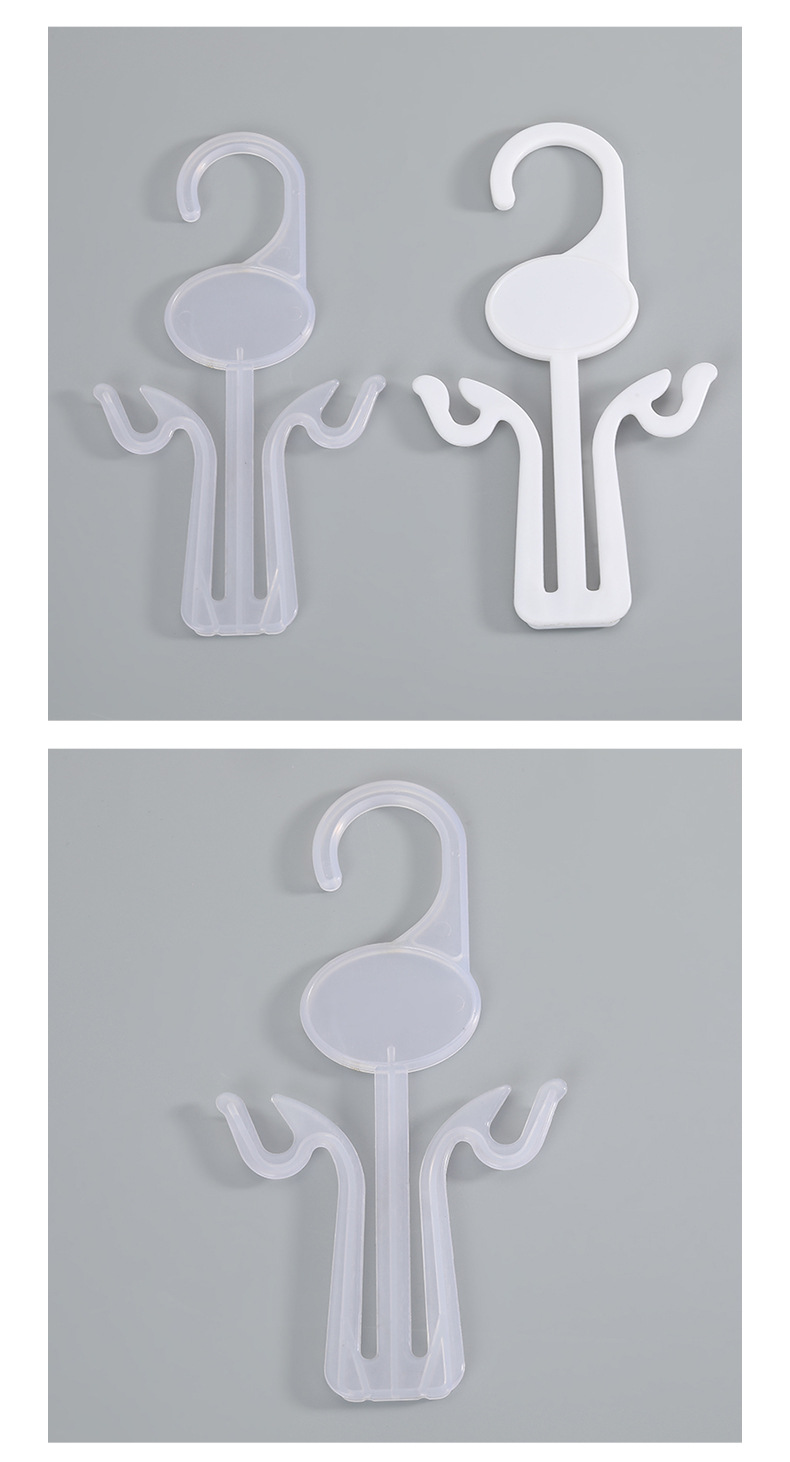 Factory Customized Wholesale Simple Plastic Pp Slipper Hook Shopping Mall Supermarket Applicable Underwear Panty Socks Display Stand