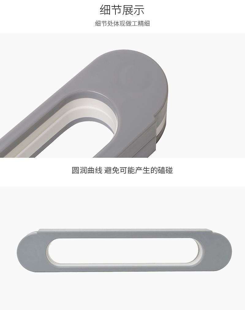 Three-in-One Folding Slipper Rack Punch-Free Storage Rack Home Bathroom Towel Rack Wall Draining Retractable Storage Rack