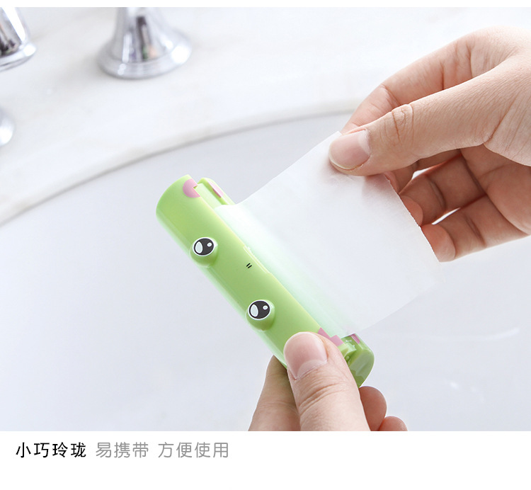 Travel soap paper portable frog soap paper mini Travel small soap sheet outdoor disposable soap paper