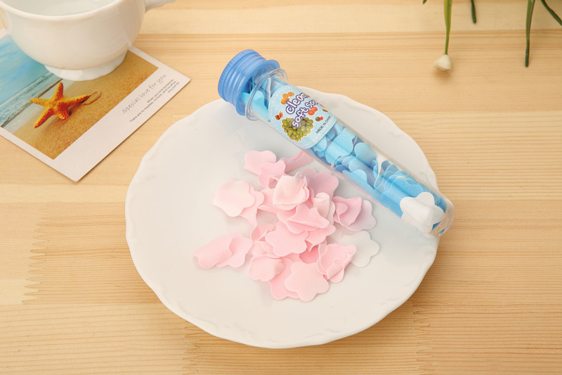 Outdoor Portable Hand Washing Soap Sheet Soap Flake Travel Bottle Handwashing Paper Pattern Disposable Soap Slice