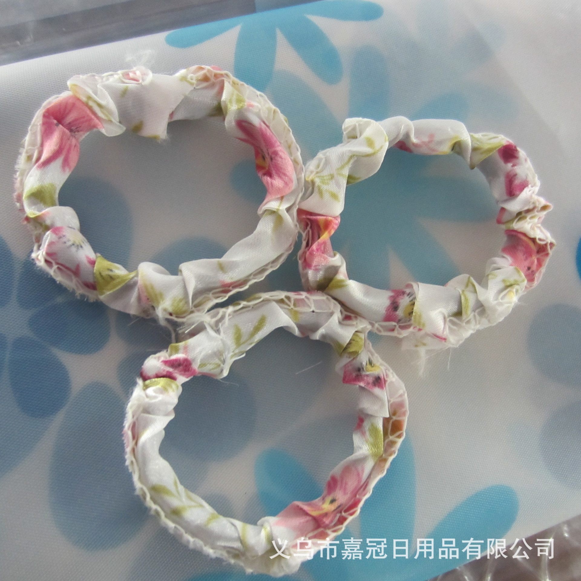 European-style high-grade packaging PEVA bath curtain printing bubble shell packaging fabric hook environmental waterproof and anti-mildew