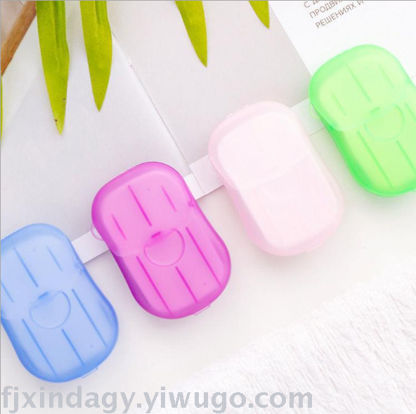 Travel hand washing paper soap piece disposable hand soap piece portable student soap paper soap paper soap paper soap 