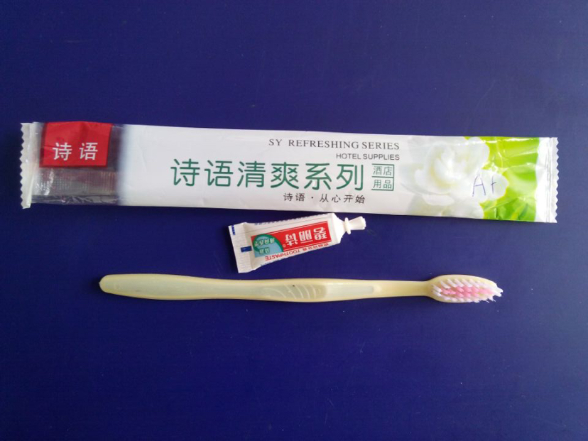 The Disposable currency toothbrush toothpaste comb shampoo body wash to soap