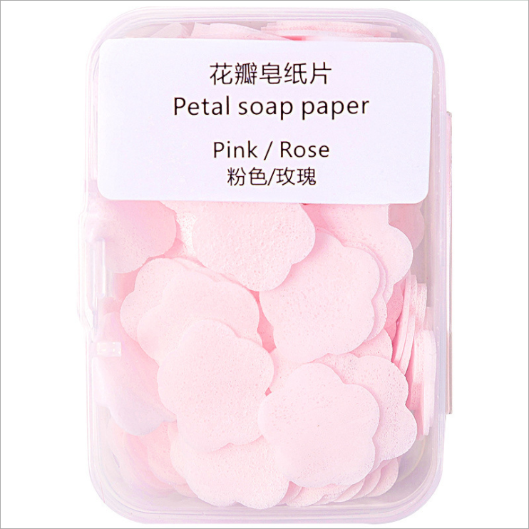 Soap Slice Travel Portable Disposable Hand Sanitizer Soap Flake Children&#039;s Hand Washing Soap Sheet Carry-on Travel 