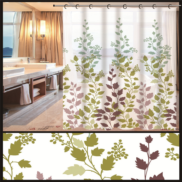 Bath curtain customization multi-functional shower curtain manufacturer direct sales support customization