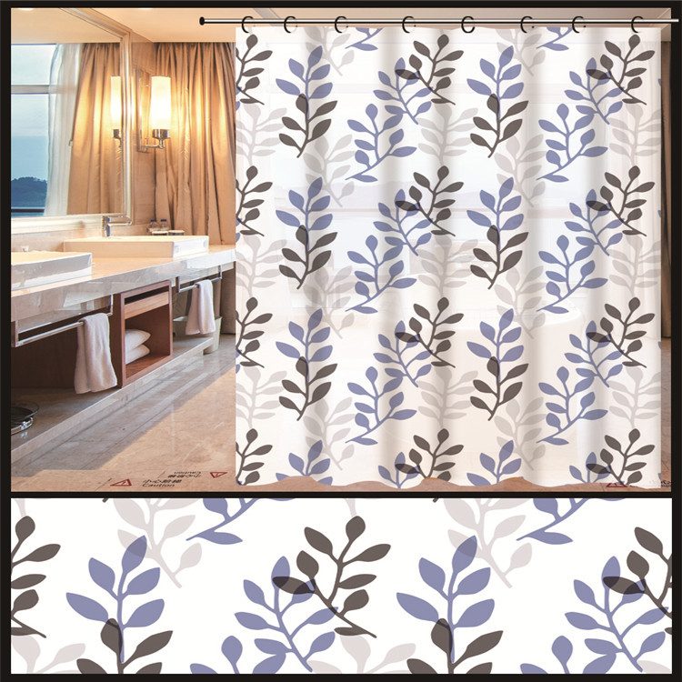 Bath curtain customization multi-functional shower curtain manufacturer direct sales support customization