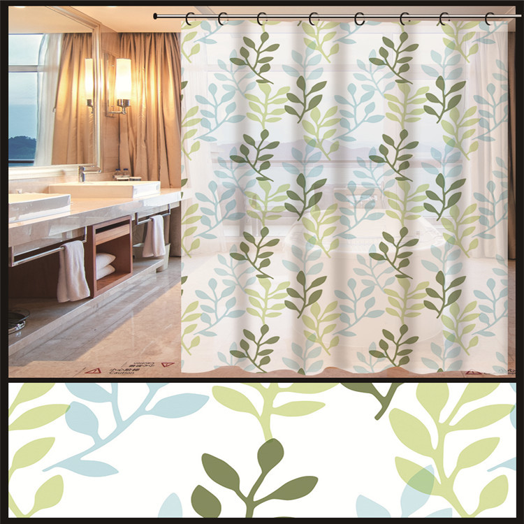 Bath curtain customization multi-functional shower curtain manufacturer direct sales support customization