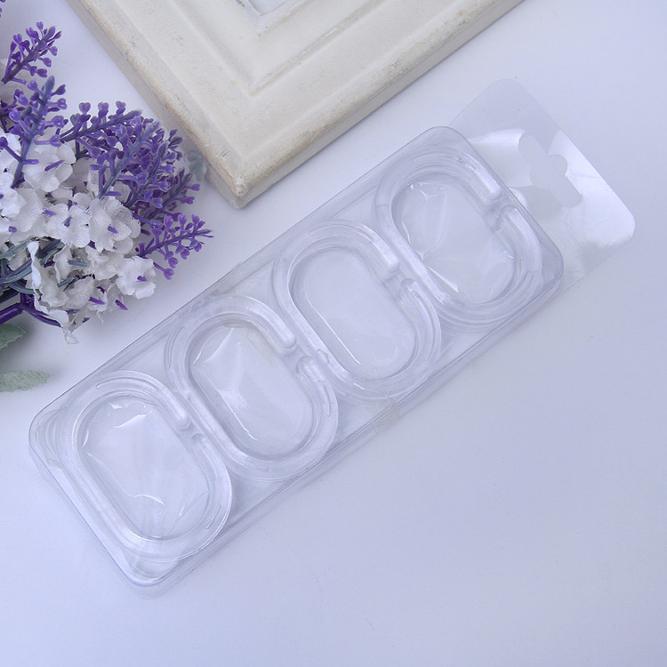 Bath curtain hook plastic transparent C - type Bath curtain ring mercifully shell is strong and durable