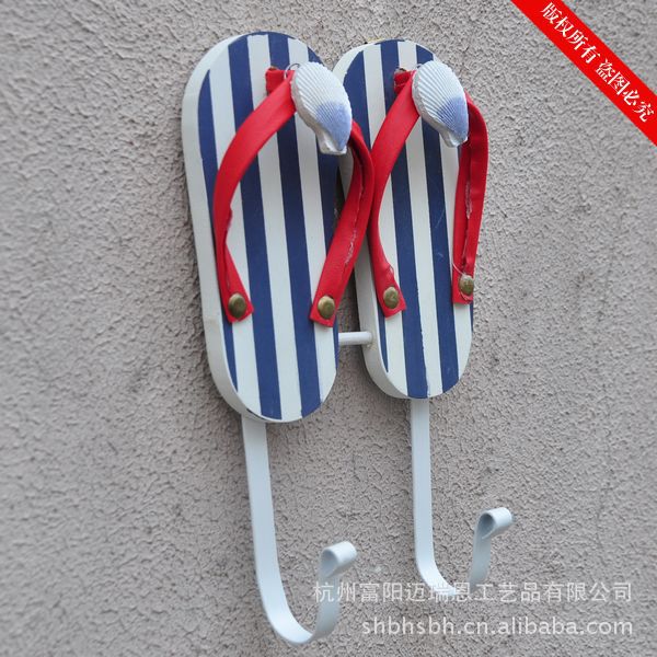 Slipper hooks Mediterranean style Coat hooks Ocean Beach Shoes Coat hooks - Myron Slipper hooks Mediterranean style Coat hooks Ocean Beach Shoes Coat hooks - Myron