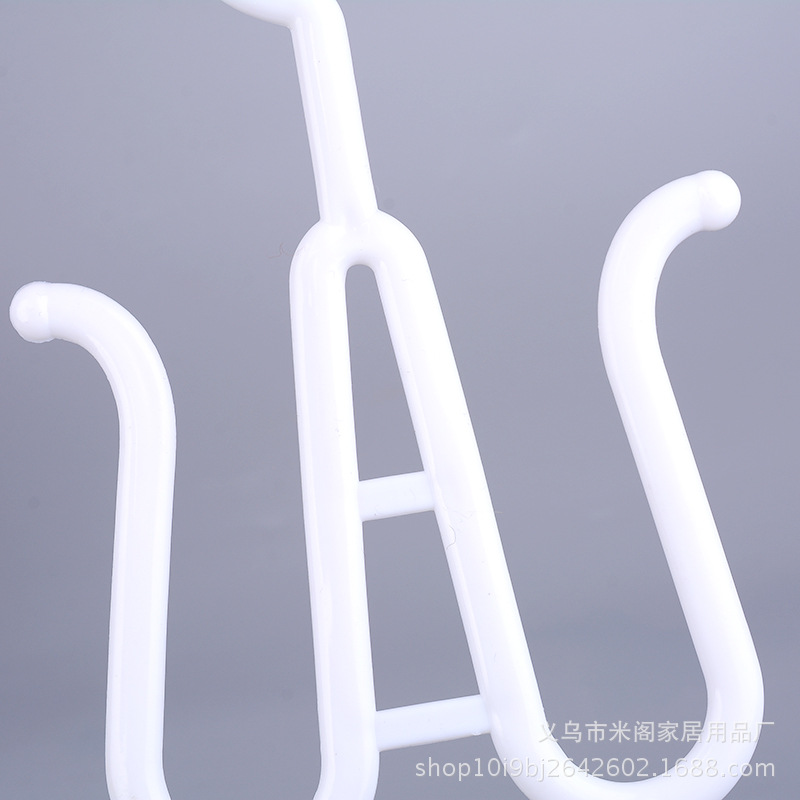 Supermarket Adult Slipper Hook Plastics Shoe Hook Hanging Cotton Shoes Sandals Flip Flops Shoes Hook Factory Direct Sales