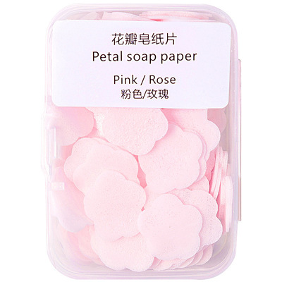 Soap Slice  Portable Disposable Hand Sanitizer Soap Flake Children&#039;s Hand Washing Soap Sheet Carry-on Travel Standing