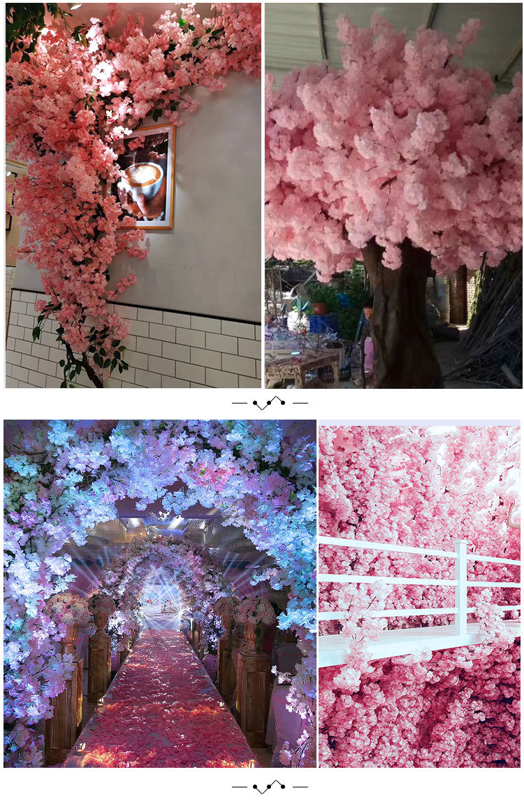 Artificial Cheery Branch Hotel Wedding Celebration Decoration Cherry Tree Peach Blossom Plastic Fake Flower Silk Flower Living Room Ceiling Balcony HANAFUJI Artificial Cheery Branch Hotel Wedding Celebration Decoration Cherry Tree Peach Blossom Plastic Fake Flower Silk Flower Living Room Ceiling Balcony HANAFUJI