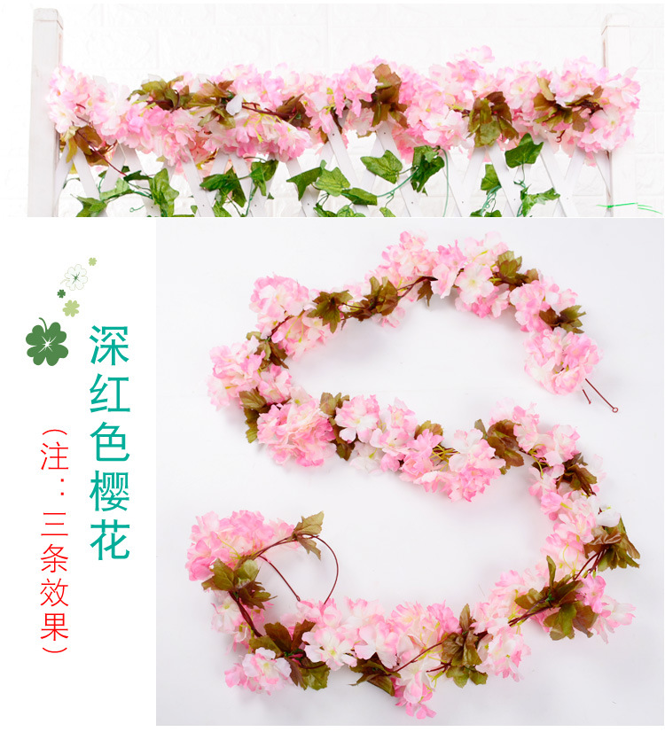 Factory Wholesale Artificial Cheery Branch Fake Flower for Wedding 4 Forks with Leaves Landscape Tree Wedding Decoration Flower Arch Road Lead Factory Wholesale Artificial Cheery Branch Fake Flower for Wedding 4 Forks with Leaves Landscape Tree Wedding Decoration Flower Arch Road Lead