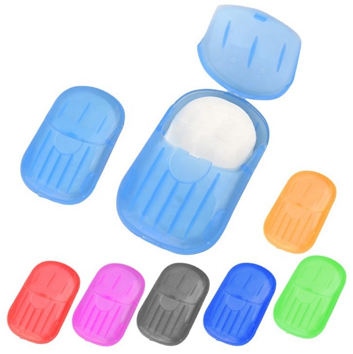 Soap Flake Mini Soap Flakes Travel Disposable Soap Slice Boxed Soap Sheet Portable Customizable Logo