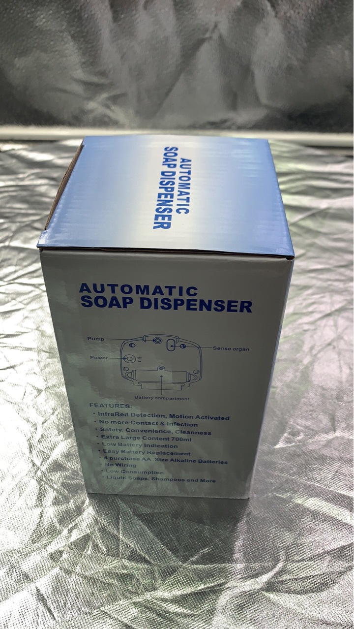 In Stock Wholesale 700ml Automatic Soap Dispenser Infrared Induction Intelligent Sterilizer Wall-Mounted Disposable Soap Dispenser