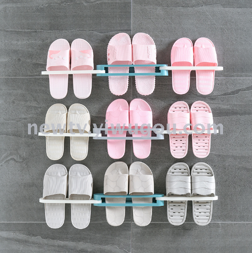 One can change 3 fold slipper frame to do not need to perforate toilet wall to drain receive artifact toilet shelf
