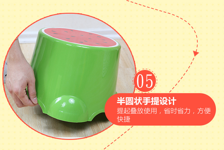Cartoon children kindergarten stool large creative change shoes fruit chair