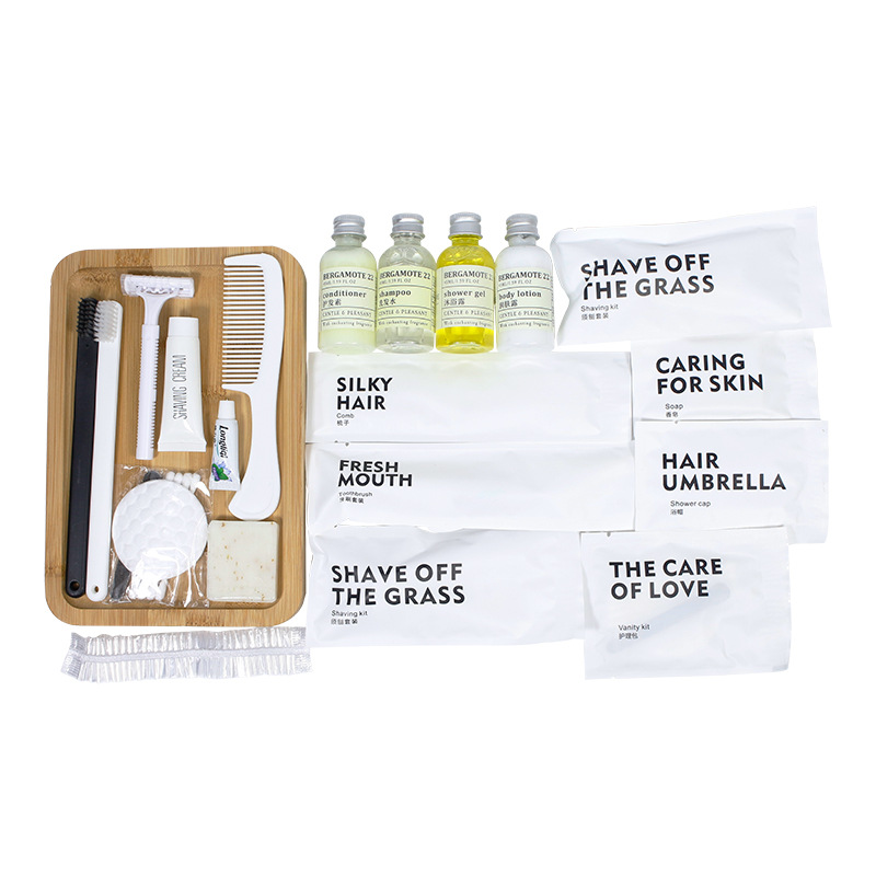 Customized Hotel Disposable Toothbrush Toothpaste Supplies Set Tooth-Cleaners Two-in-One B &amp; B Hotel Guest Room Toothbrush Set