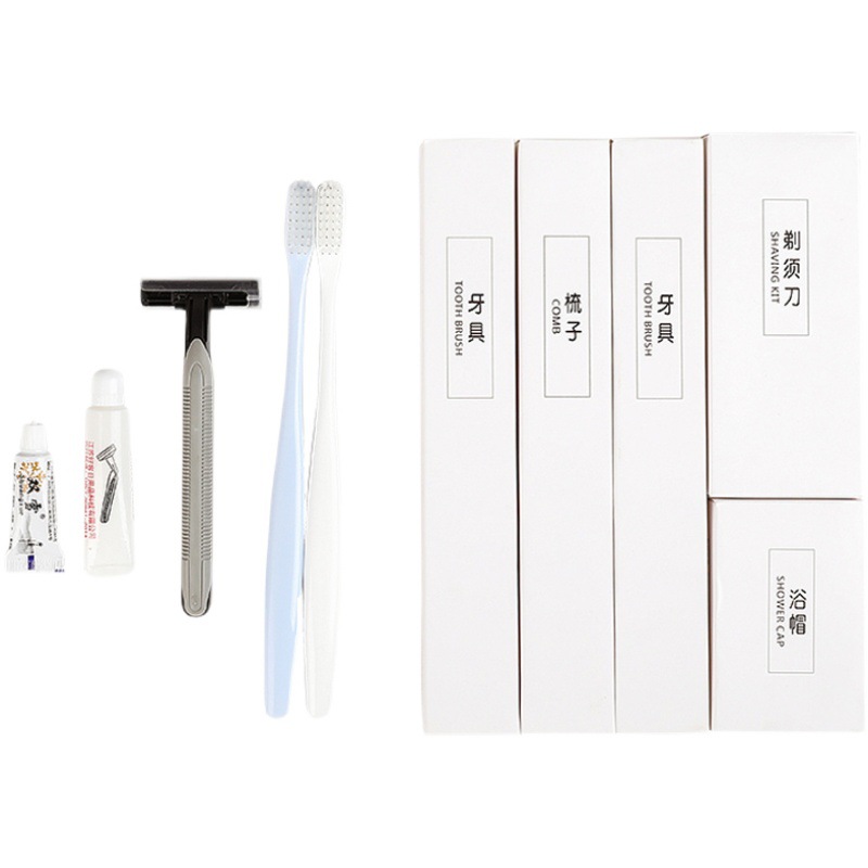 Hotel Homestay Special Disposable Toothbrush Toothpaste Soft Hair Tooth-Cleaners Set Hotel Room Toiletries