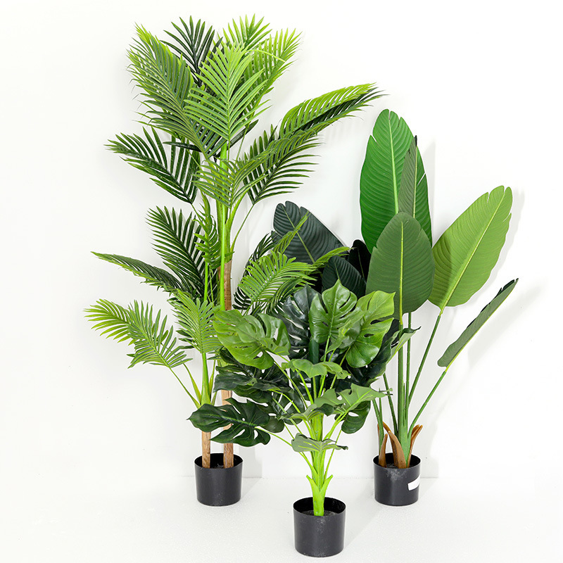 Imitative Tree Artificial Plant Bonsai Nordic Large Ravenala Bird Of Paradise Domestic Ornaments Fake Green Plant Potted Plants