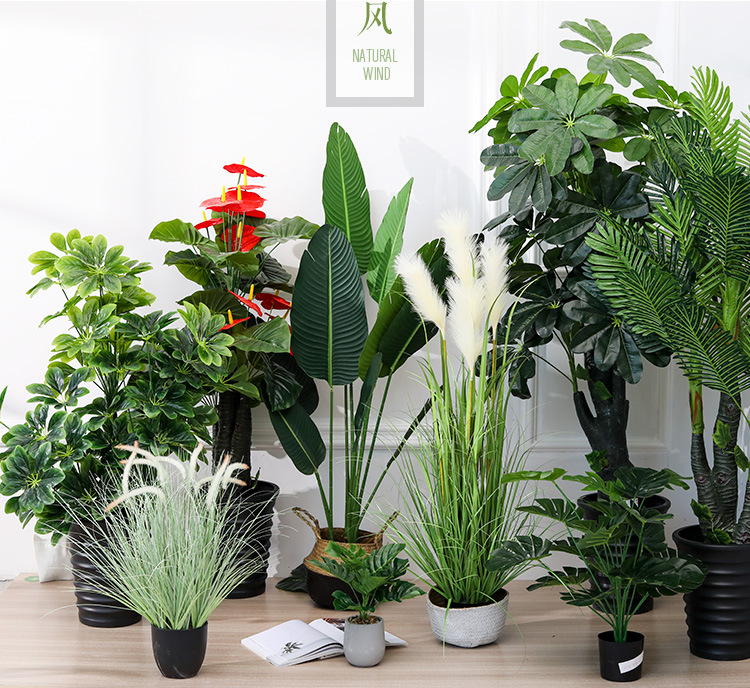 Imitative Tree Artificial Plant Bonsai Nordic Large Ravenala Bird Of Paradise Domestic Ornaments Fake Green Plant Potted Plants Imitative Tree Artificial Plant Bonsai Nordic Large Ravenala Bird Of Paradise Domestic Ornaments Fake Green Plant Potted Plants