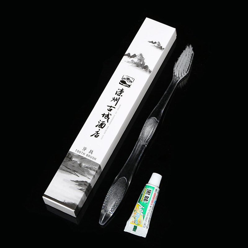 Hotel Room Disposable Toothbrush Toothpaste Hotel Tooth-Cleaners Inn Wash Daily Necessities Consumables Factory Direct Sales