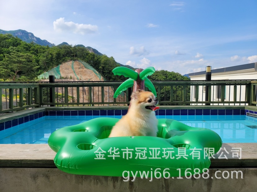 4-Hole PVC Inflatable Float Rainbow Ice Bar Coconut Coaster Mushroom Umbrella Cup Saucer Drink Tray Cup Holder