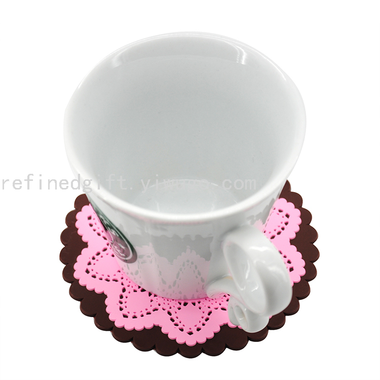 Creative Soft Cup Wad PVC Coaster Custom Coaster Printable Logo